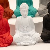 Mini Bouddha fini mat (Couleurs assorties)