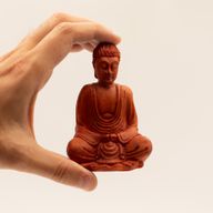 Mini Bouddha fini mat (Couleurs assorties)