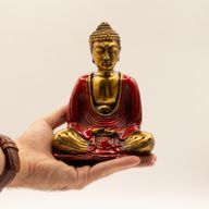 Bouddha Rouge et Or - Moyen