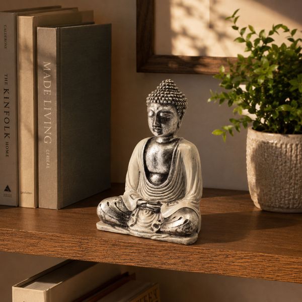 Boudha Blanc & Gris - Medium
