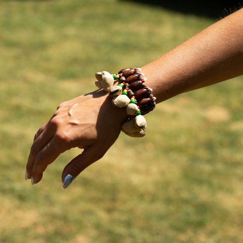 Kenari Shell Hand Shaker - Bracelet à grelots (15 pièces)