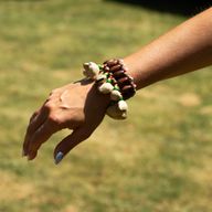 Kenari Shell Hand Shaker - Bracelet à grelots (15 pièces)