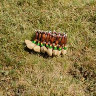Kenari Shell Hand Shaker - Bracelet à grelots (15 pièces)