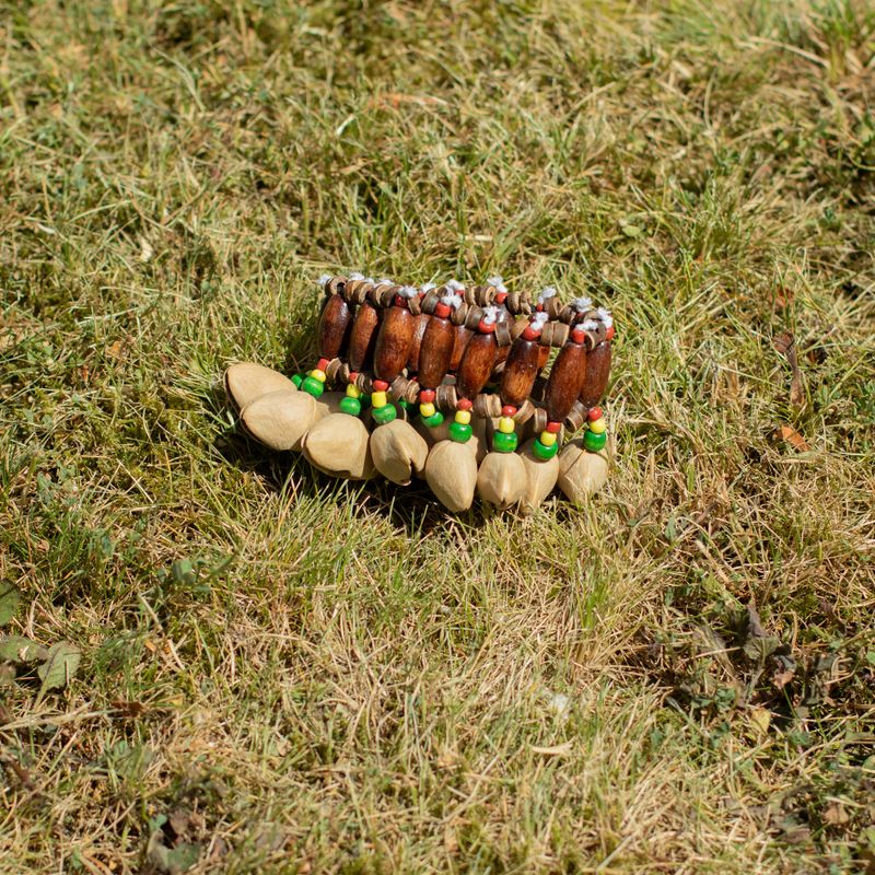 Kenari Shell Hand Shaker - Bracelet à grelots (15 pièces)