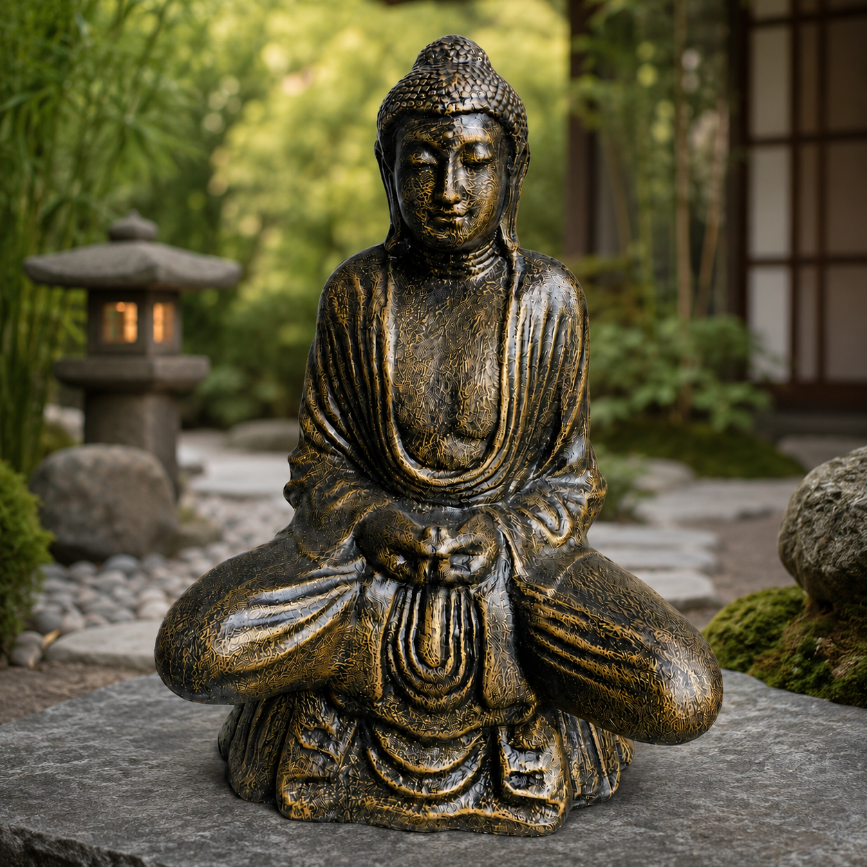 Grandes Statues Bouddha Indonésiennes