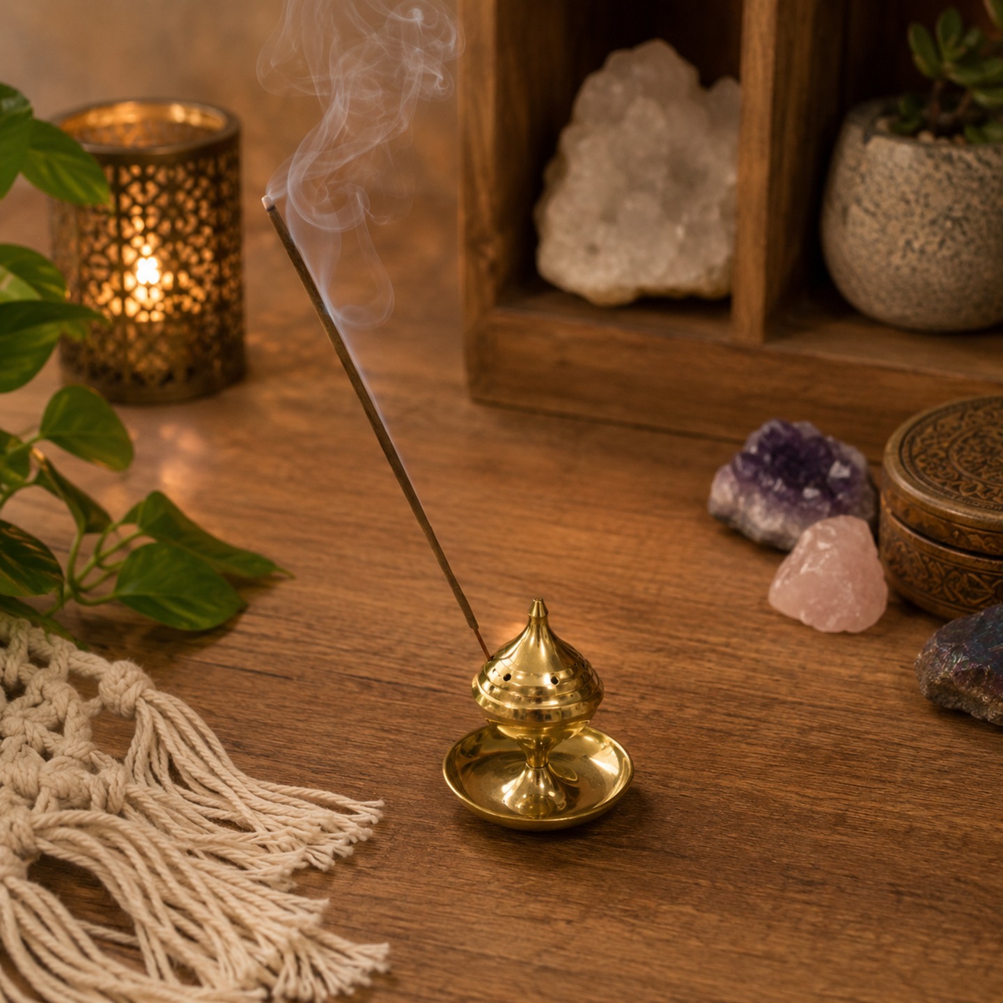Encensoirs Traditionnels en Laiton pour Résines & Encens