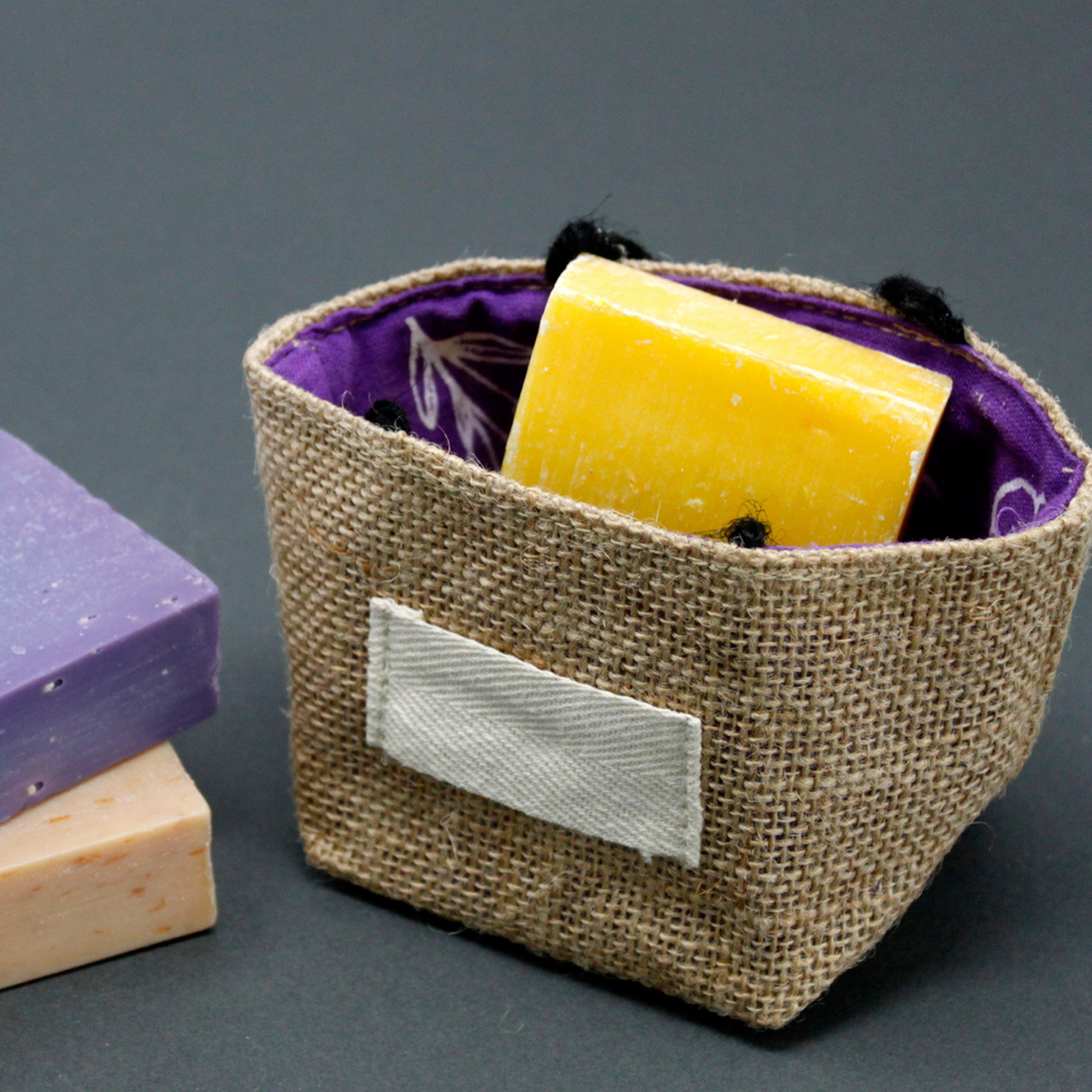 Paniers en Jute Naturelle et Coton