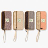Pochette zippée en chanvre pour téléphone/Tobacoo/Anything (assortie)