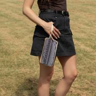 Pochette zippée en chanvre pour téléphone/Tobacoo/Anything (assortie)
