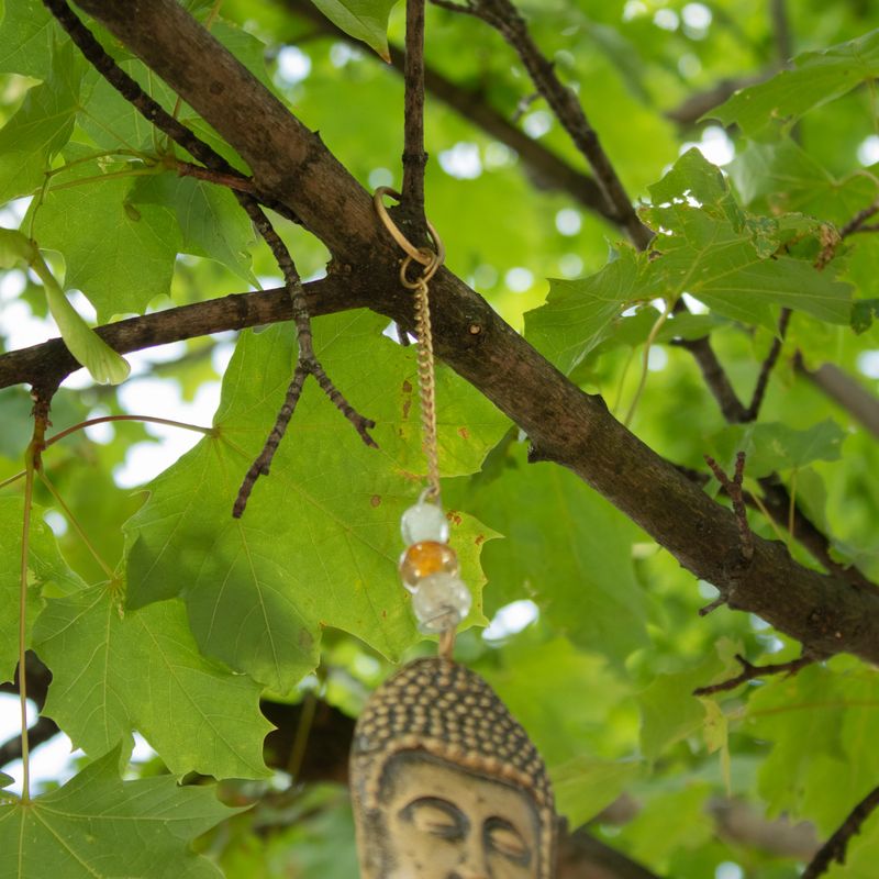 Carillons indiens - Grand Bouddha, carillon à 5 cloches