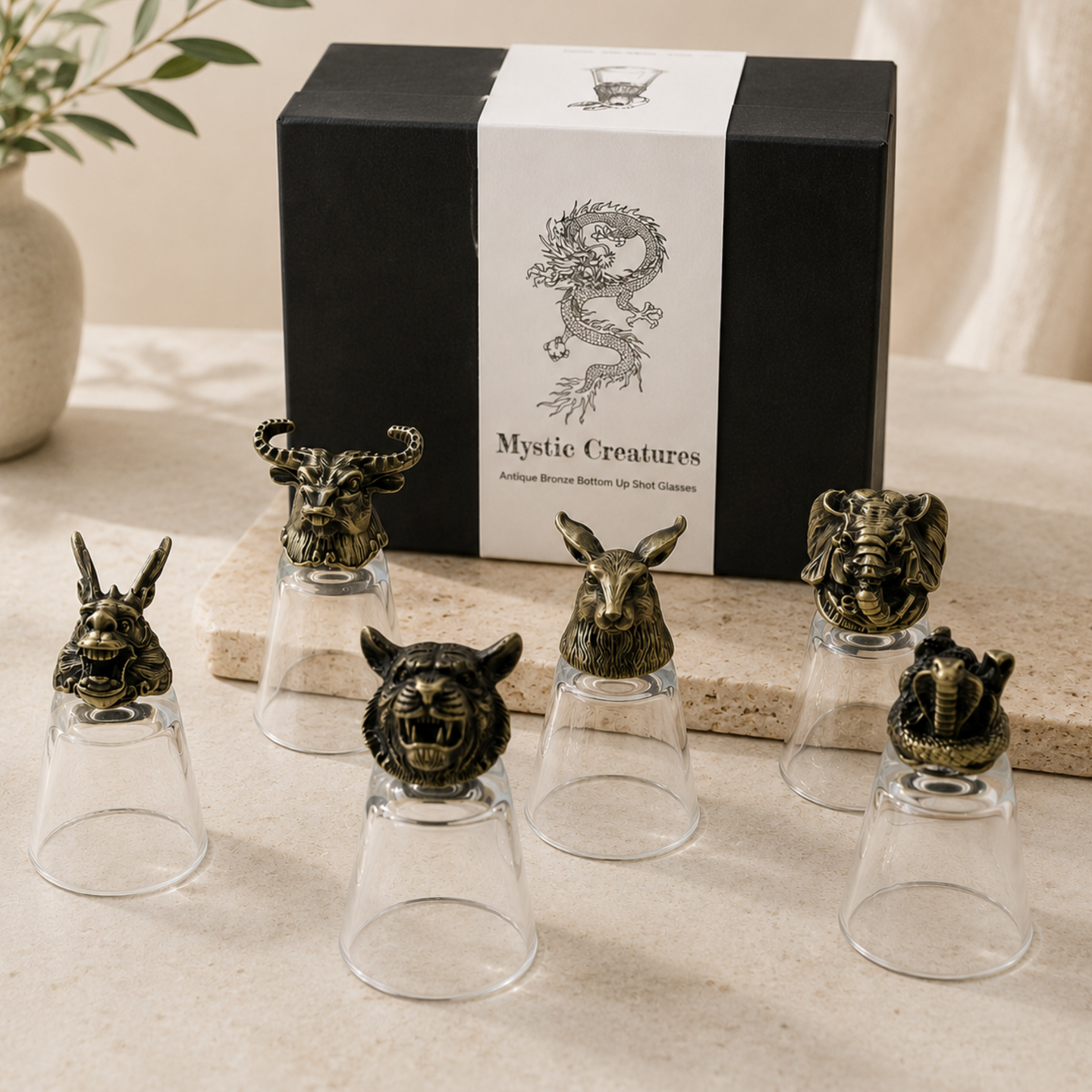 Verres à Shot Animaux et Créatures en Laiton