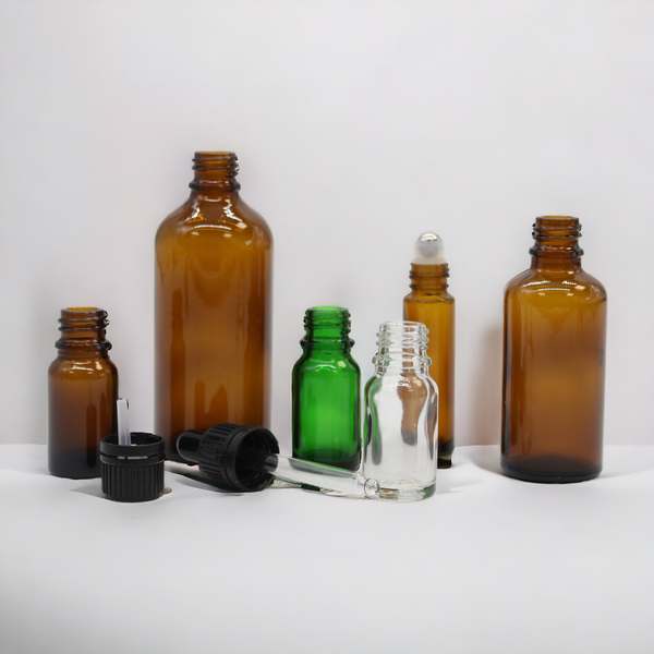 Flacons en verre 10, 50 et 100ml