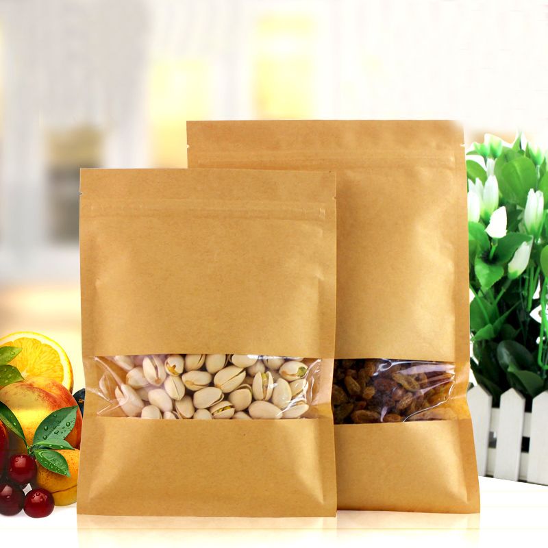Sachets Kraft à Fenêtre