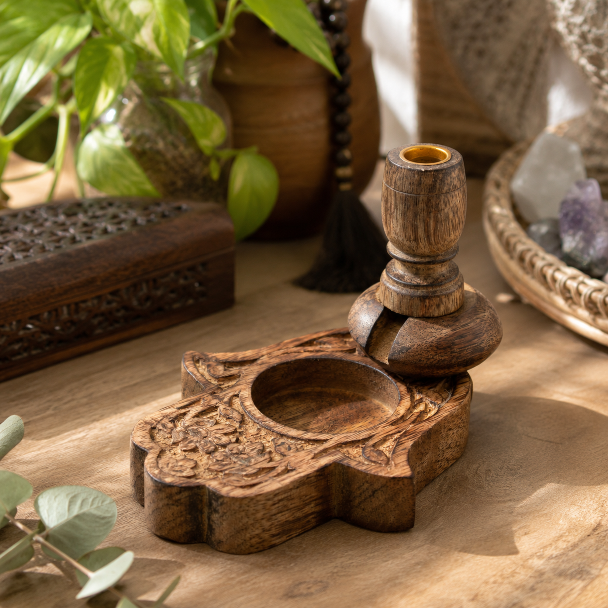 Fontaines à Encens en Bois