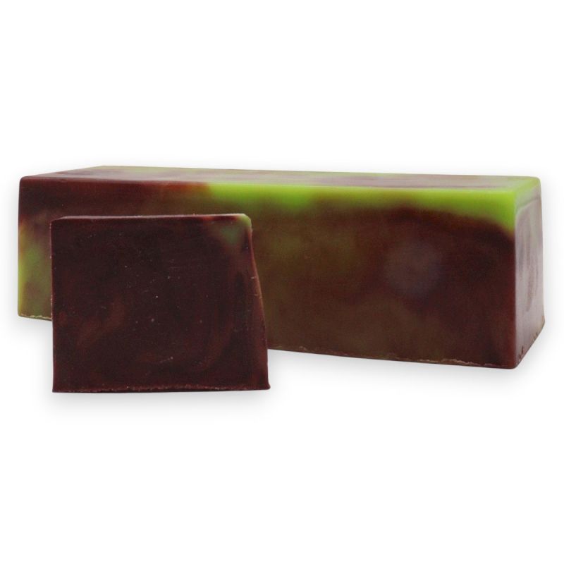 Pain de savon de Dubaï tranché (13 pièces) - Emerald Truffle - Étiquette blanche