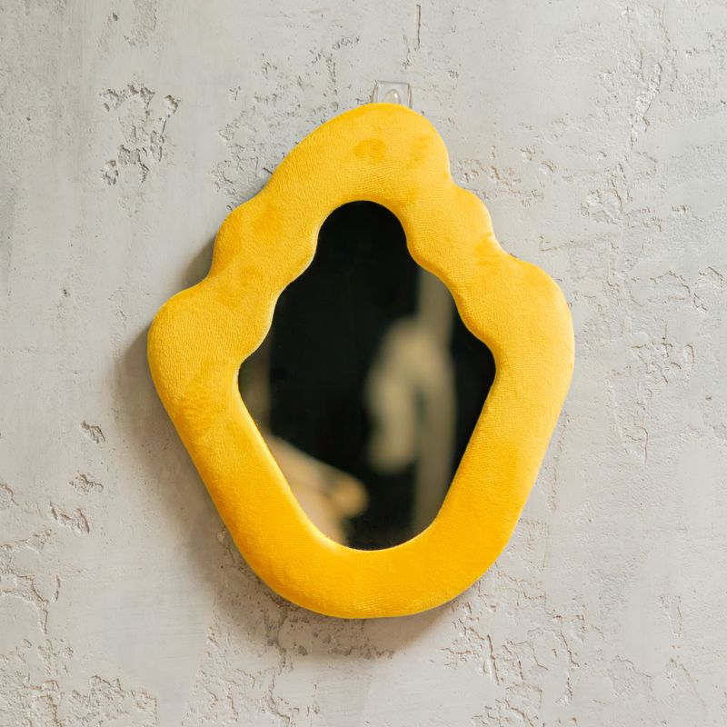 Miroir doux et ondulé - Flamme - Souci