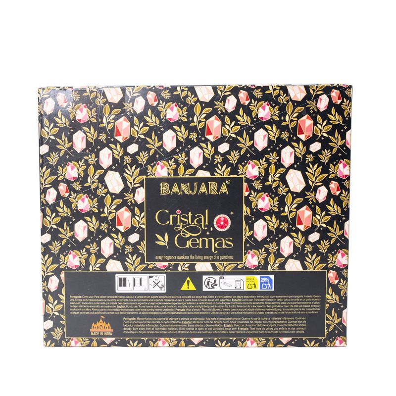 Banjara Cristal Gemmes - Grenat Musc & Ambre
