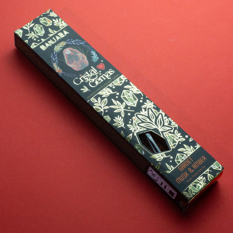 Banjara Cristal Gemmes - Grenat Musc & Ambre