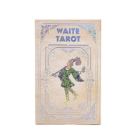 Ensemble de cartes de tarot Waite à finition argentée - avec livret