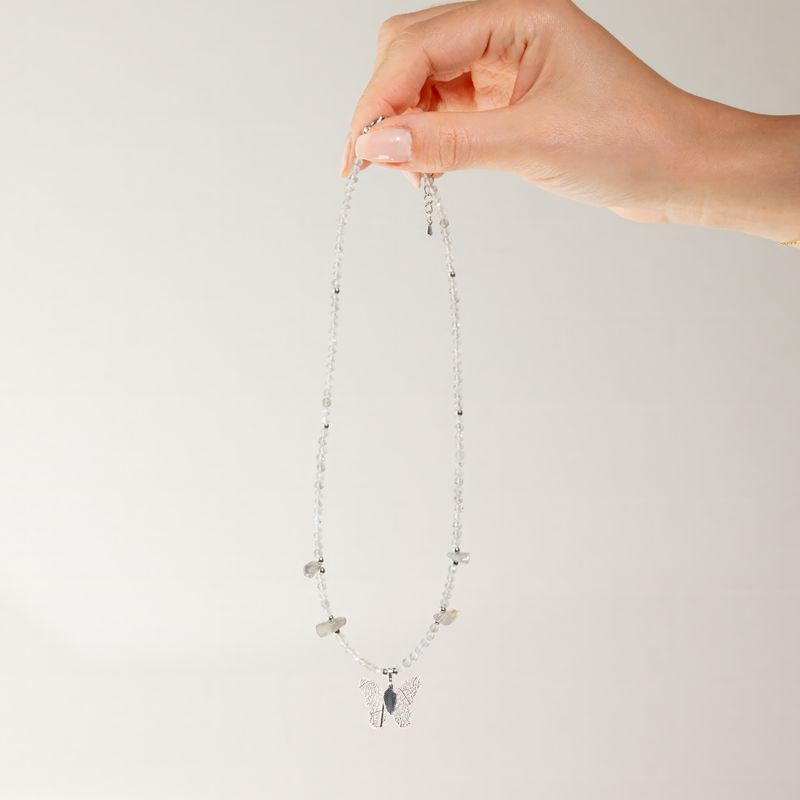 Ensemble de colliers en pierres précieuses Esprit de Nymphe - Aurores boréales