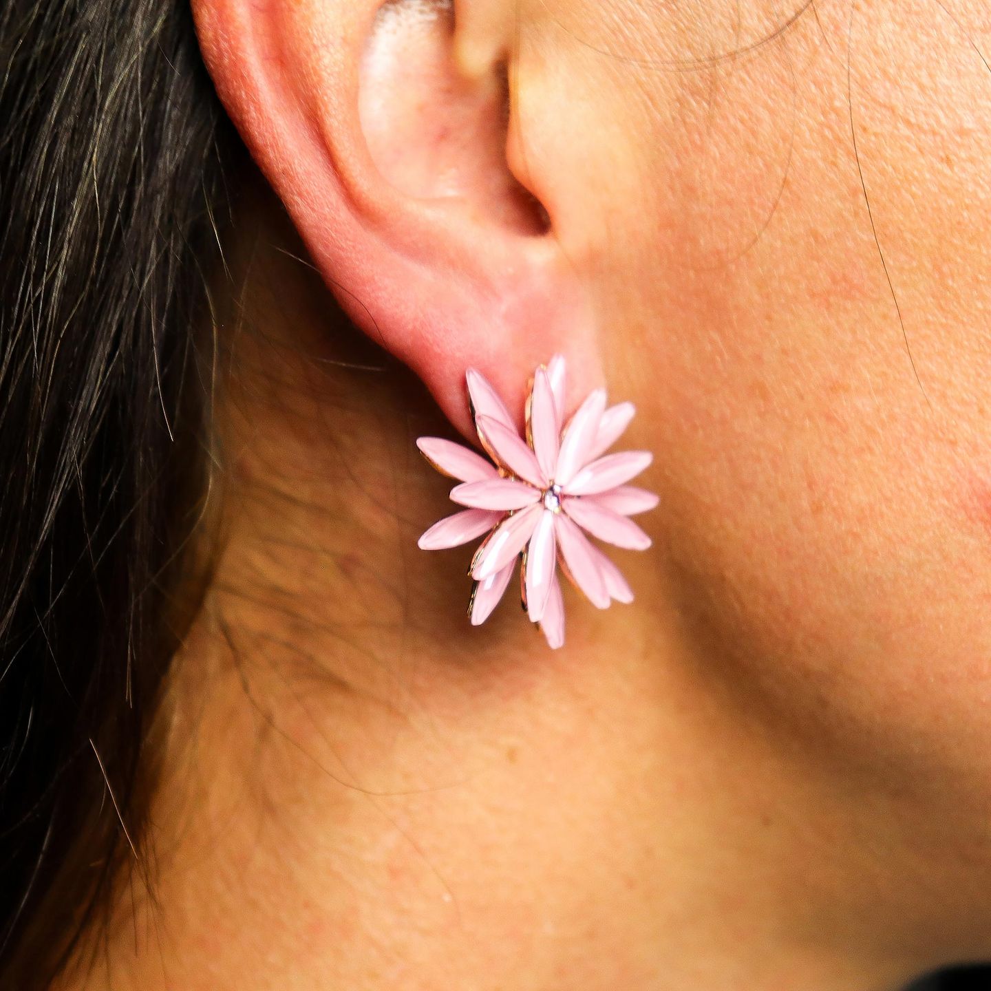 Boucles d’Oreilles en Verre – Collection Nymph Aurora