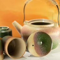 Ensemble de thé de style kyusu japonais - pour le thé vert - quatre tasses