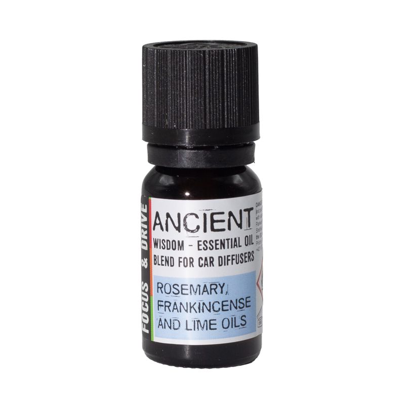 10 ml Mélange d'aromathérapie pour voiture - Concentration et Conduite