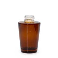 Flacon diffuseur à roseaux en forme de vase (100 ml, col de 28 mm) – Ambre