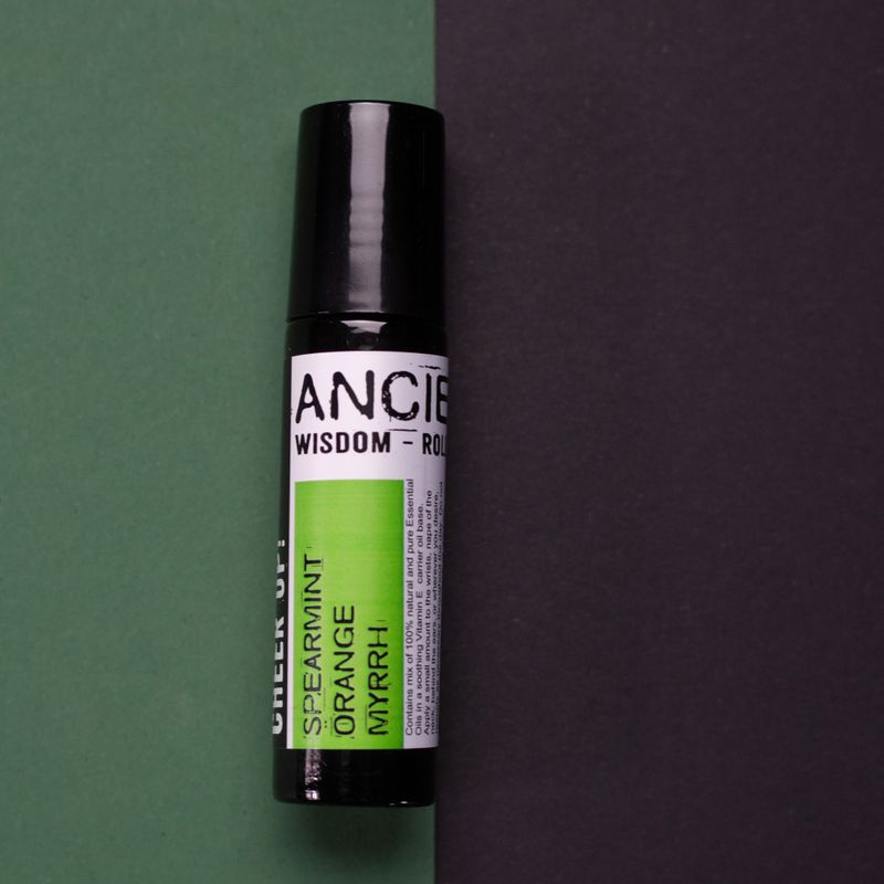 Roll-On d'huiles essentielles de 10 ml - Cheer Up!