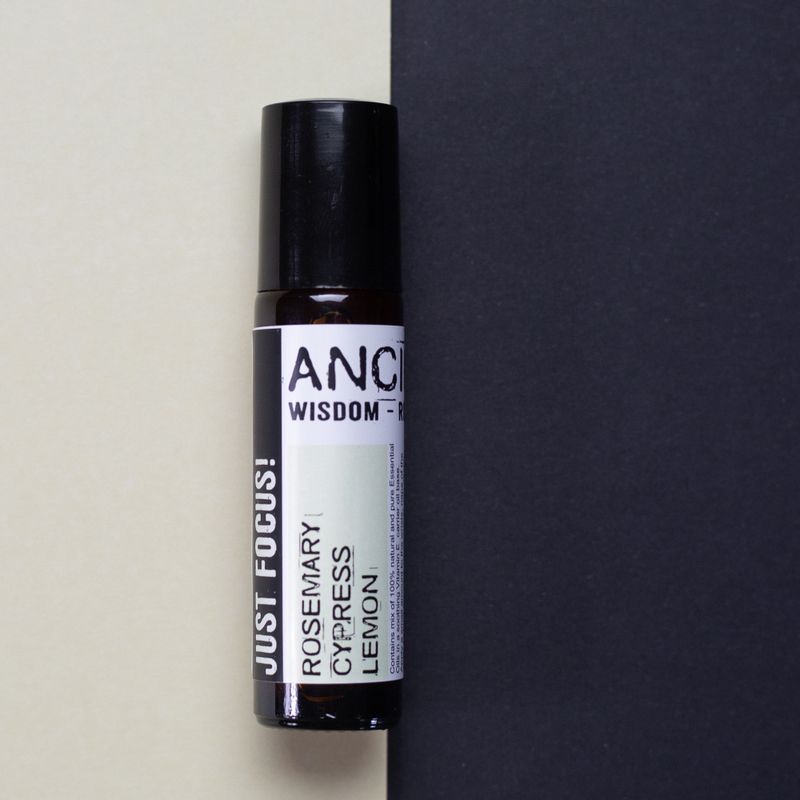 Roll-on de 10 ml - Mélange d'huiles essentielles - Concentrez-vous !