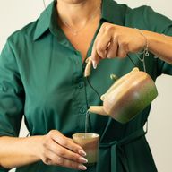 Ensemble de thé de style kyusu japonais - pour le thé vert - quatre tasses