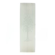 Lampe de sélénite en bloc de 25 cm - Arbre de Vie