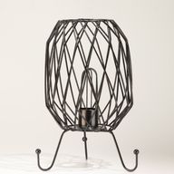 Brasero en maille de sel de roche