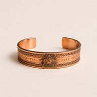 Bracelets en cuivre massif avec gravures d'affirmations (assortis)