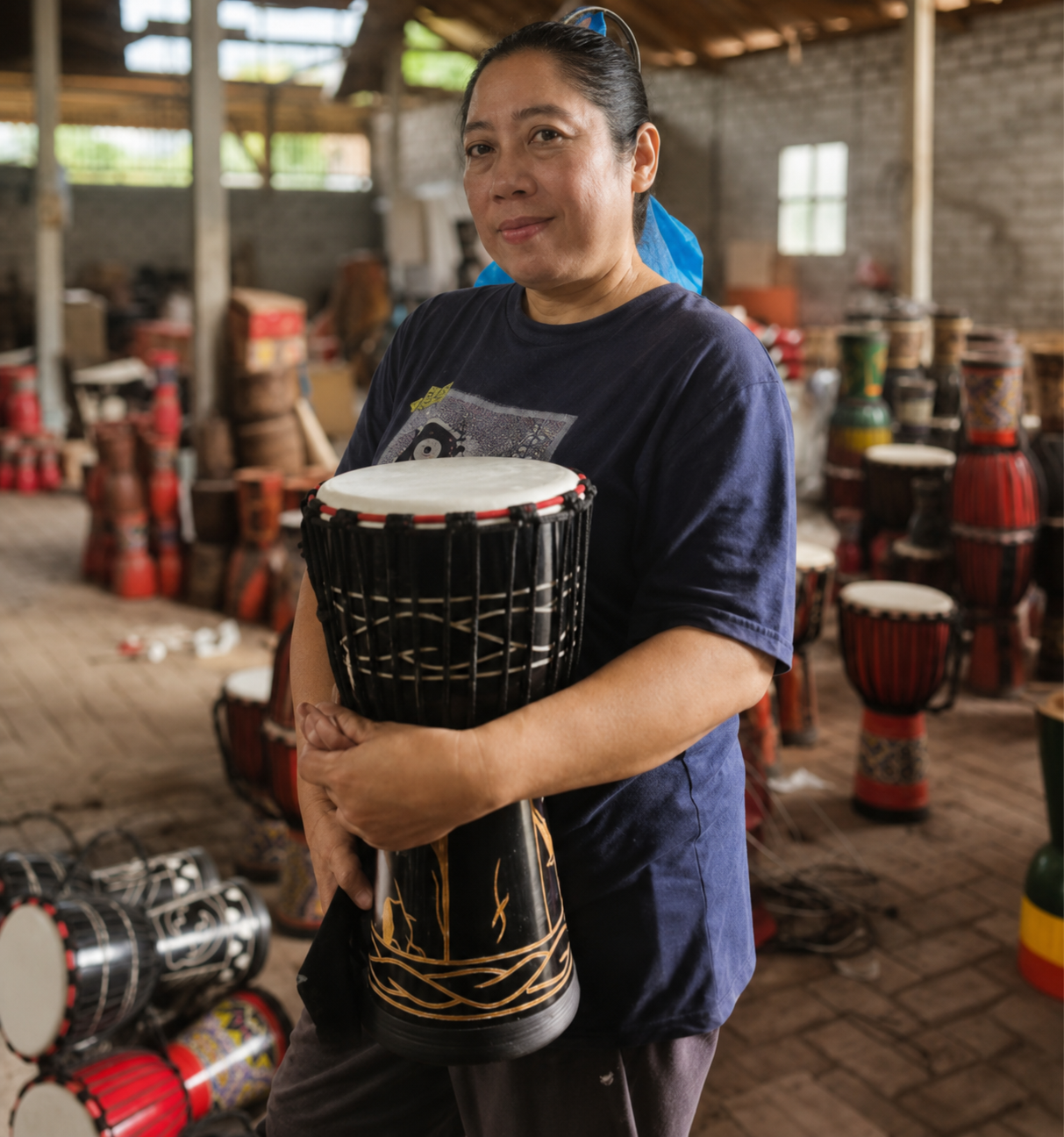 Djembés, Tambours Chamaniques & Instruments de Percussion Artisanaux