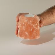 Porte-bougie en sel naturel de qualité 600-800 g