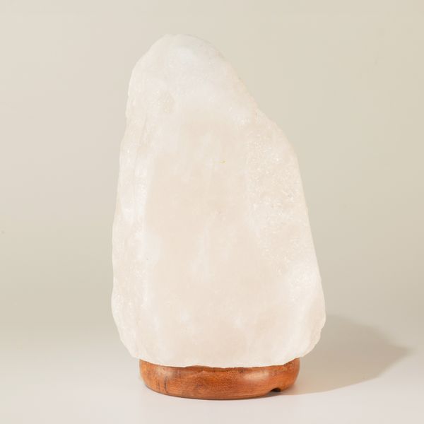 Lampe de sel blanc de l'Himalaya - env. 2-3kg