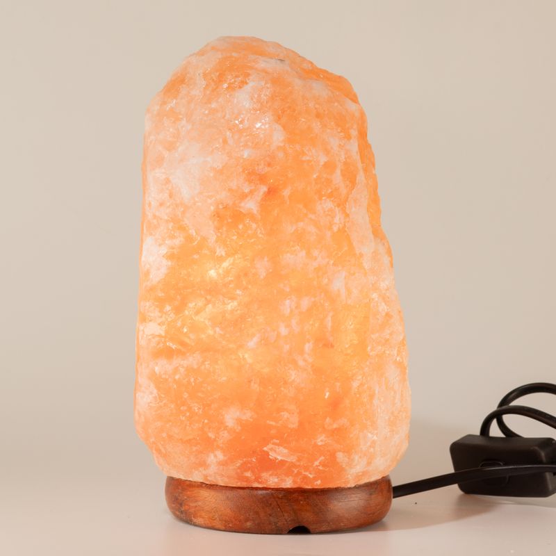 Lampe de sel naturelle de qualité - et socle env. 3-5 kg
