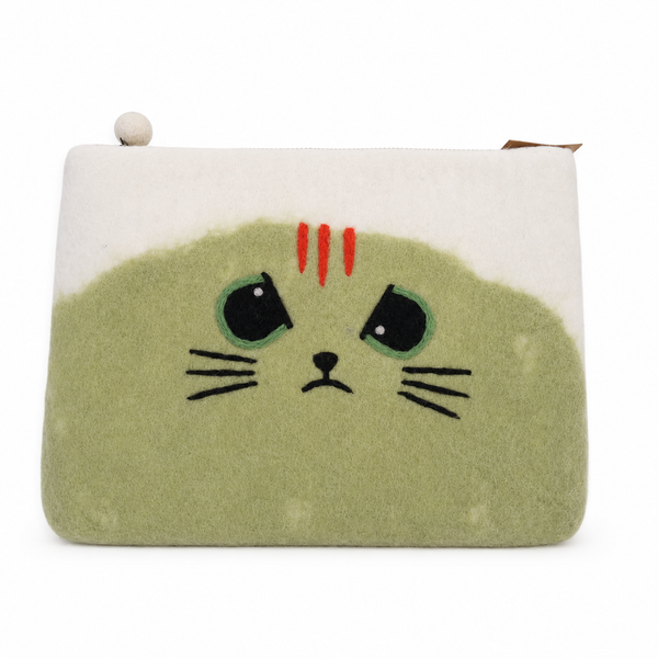 Pochette en feutre pour ordinateur portable - Grumpy Cat