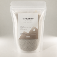 Bougie parfumée Sable - Gris chaud - Azur Noir - 300 g