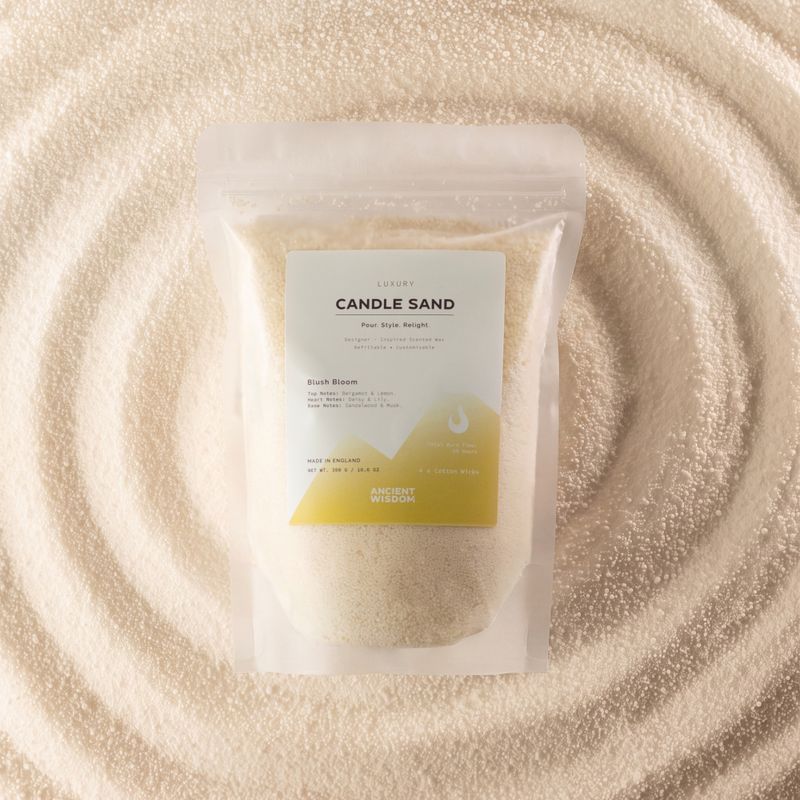 Bougie parfumée Sable - Miel chaud - Blush Bloom - 300 g
