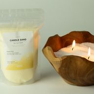 Bougie parfumée Sable - Miel chaud - Blush Bloom - 300 g