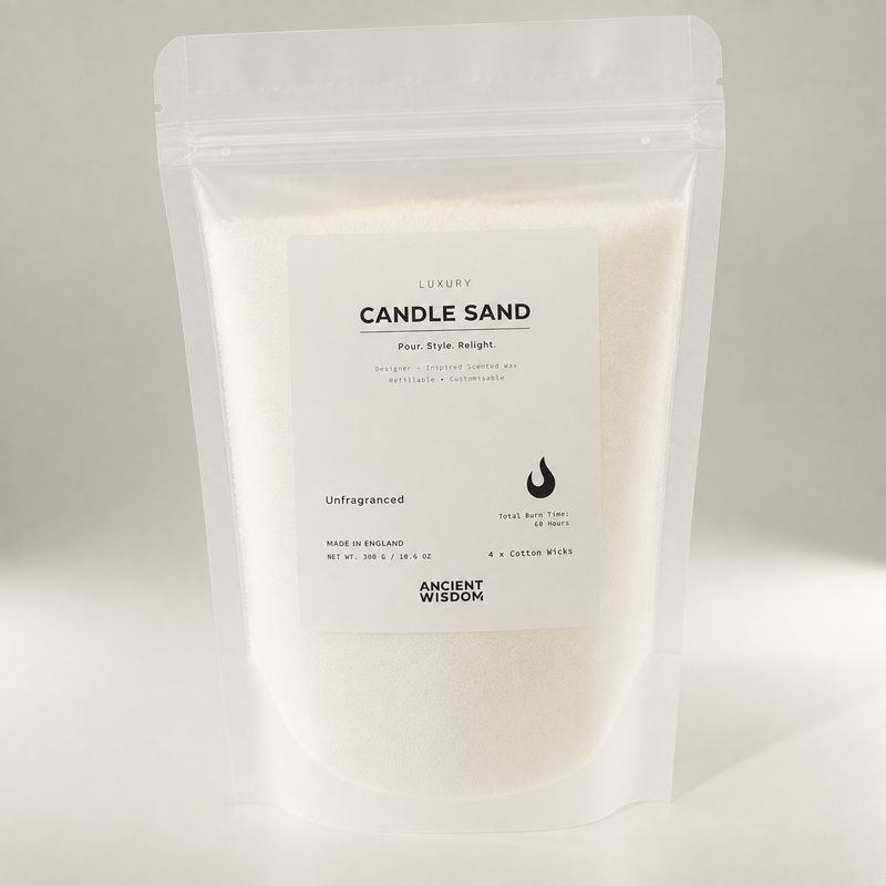 Sable pour bougies sans parfum - Blanc - 300 g