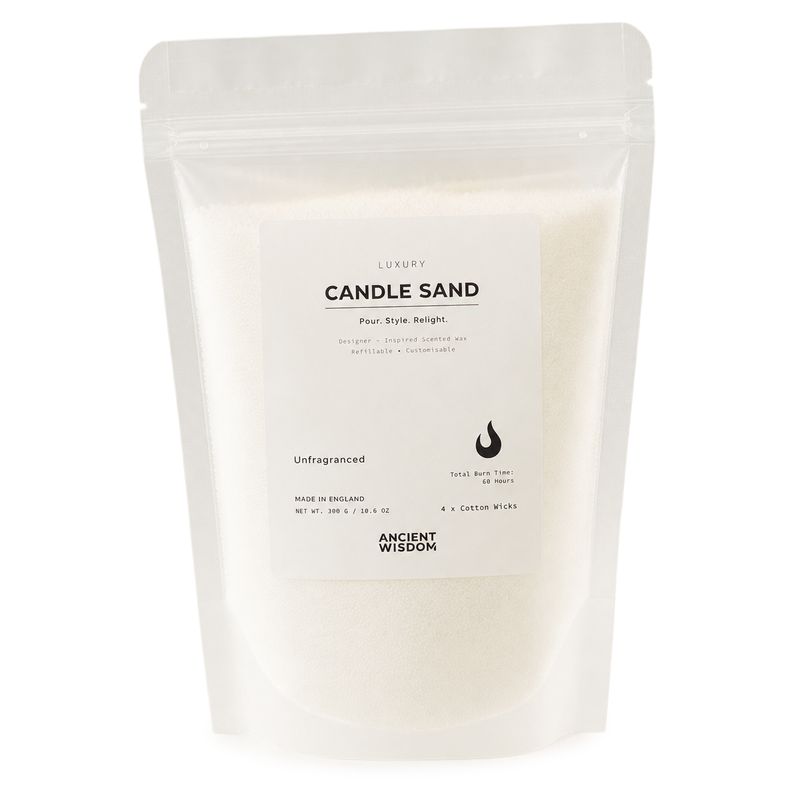 Sable pour bougies sans parfum - Blanc - 300 g
