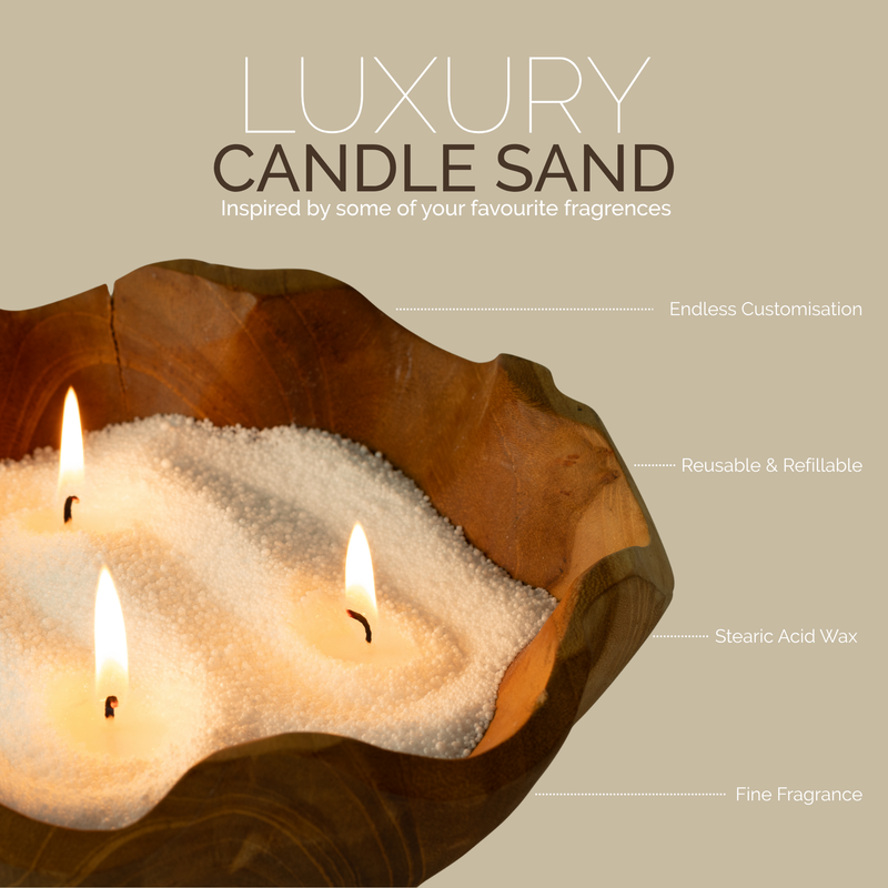 Bougie parfumée Sable - Miel chaud - Blush Bloom - 300 g