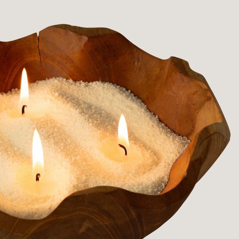 Bougie parfumée Sable - Crème - Regent Polo - 300 g