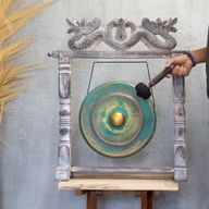 Gong moyen sur pied - 35 cm - Greenwash