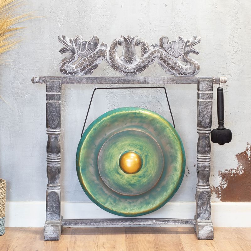 Gong moyen sur socle - 50 cm - Greenwash