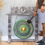 Gong moyen sur socle - 50 cm - Greenwash