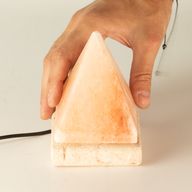 Lampe de sel en pyramide USB de qualité - 9 cm (multicolore)